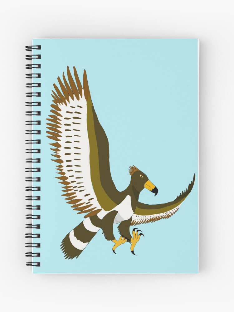 Cuaderno de espiral «Águila de Haast» de FossilRecordGNS | Redbubble