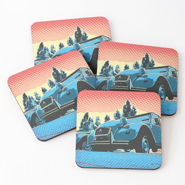 Item preview, Two Classic Cars Chilling, Pop Art Comic Drawing designed and sold by D-Spot Shop.