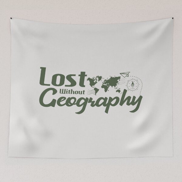 Item preview, Lost Without Geography designed and sold by lamjar-art.