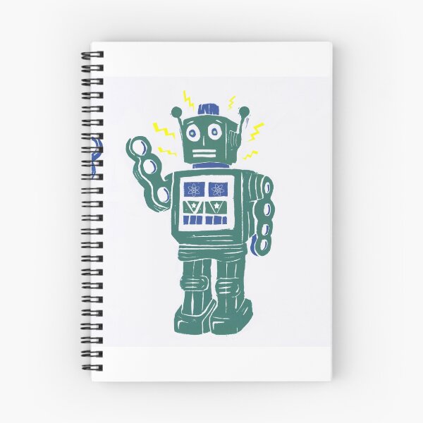 Item preview, Retro Robot Parade designed and sold by BunnyThePainter.