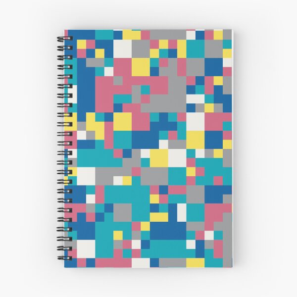 Item preview, Checkered tiles in an abstract mosaic in random yellow and gray color palette variations designed and sold by acidmit.
