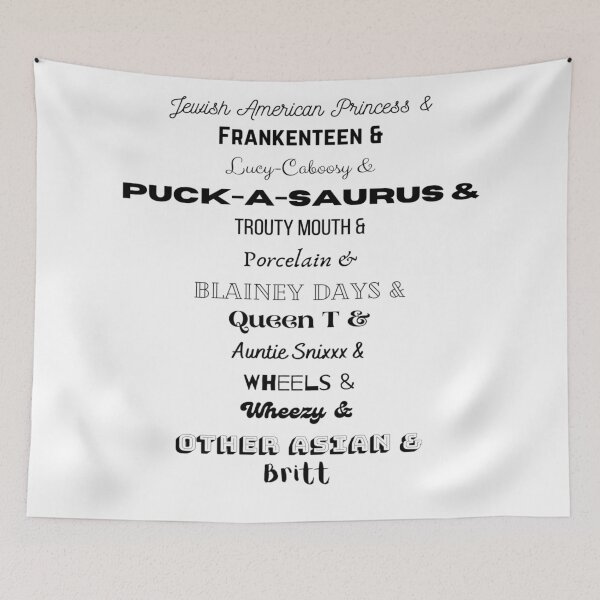Item preview, Glee Nicknames List designed and sold by BabyCupcakes.