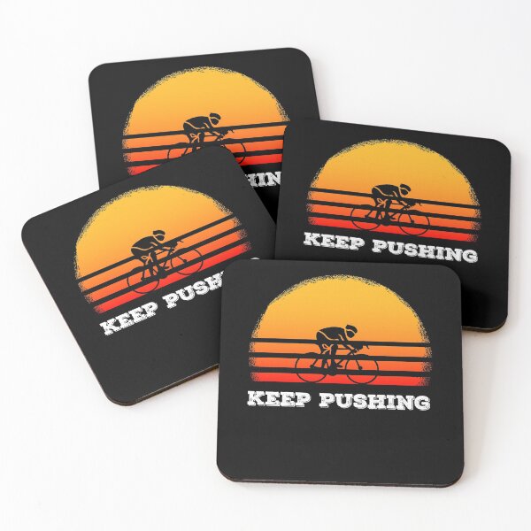 Item preview, Keep Pushing - Road Cycling designed and sold by findot.