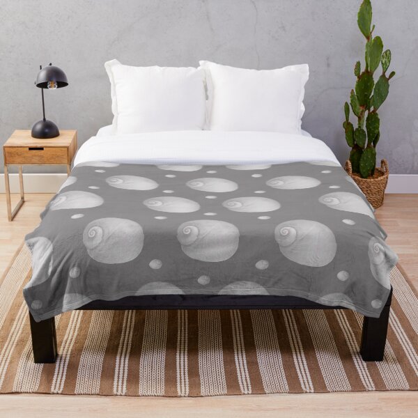 Item preview, Pink Snail Shells on Gray designed and sold by AlteredAtelier.