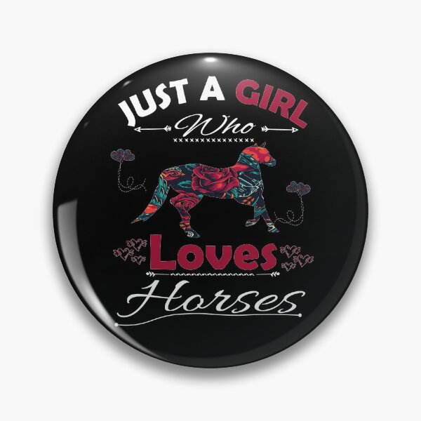 Item preview, Just A Girl Who Loves Horses designed and sold by PRINTED ..