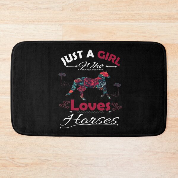 Item preview, Just A Girl Who Loves Horses designed and sold by PRINTED ..