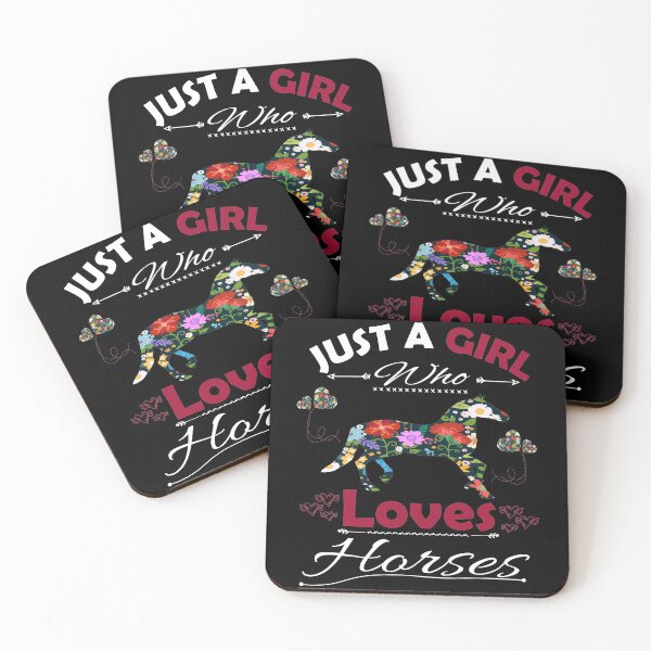 Item preview, Just A Girl Who Loves Horses designed and sold by PRINTED ..