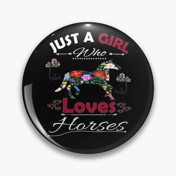 Item preview, Just A Girl Who Loves Horses designed and sold by PRINTED ..