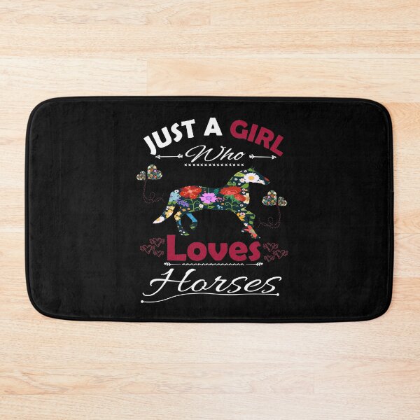 Item preview, Just A Girl Who Loves Horses designed and sold by PRINTED ..