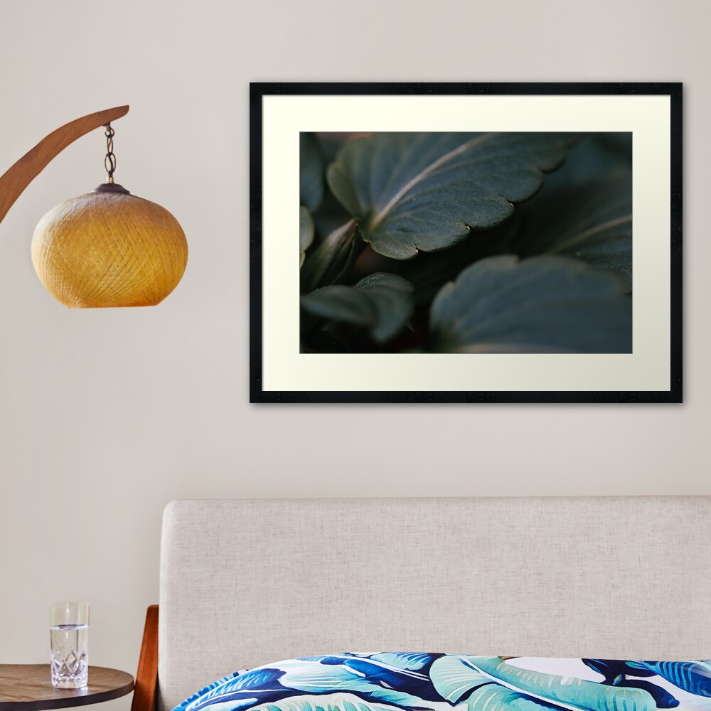 Thick Leaf Framed Art Print