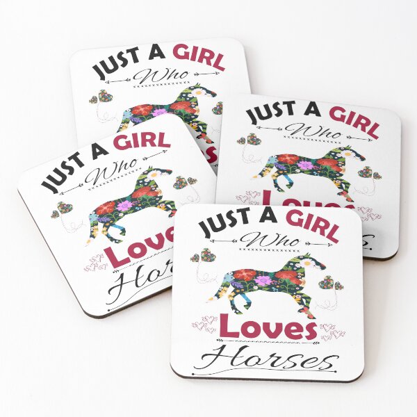 Item preview, Just A Girl Who Loves Horses designed and sold by PRINTED ..