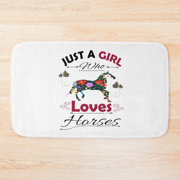 Item preview, Just A Girl Who Loves Horses designed and sold by PRINTED ..