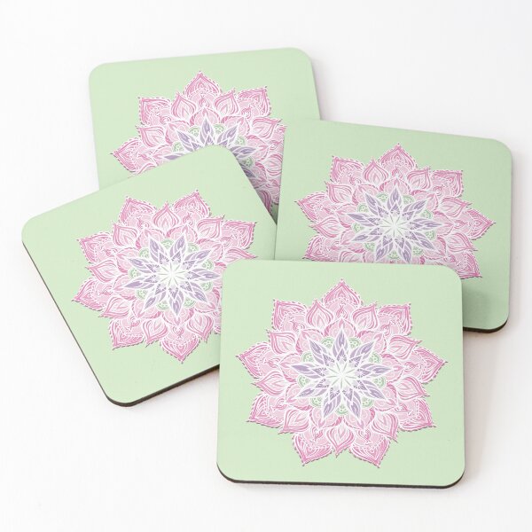 Item preview, Nine Pointed Mandala (Pink and Purple) designed and sold by squishyrainbow.