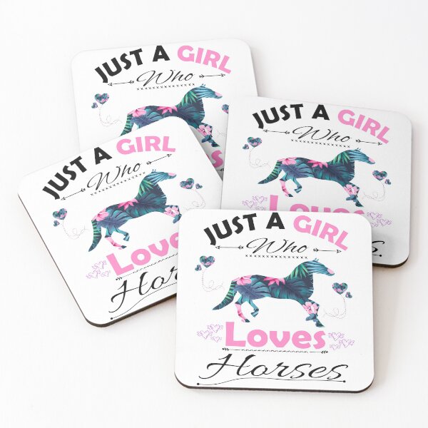 Item preview, Just A Girl Who Loves Horses designed and sold by PRINTED ..