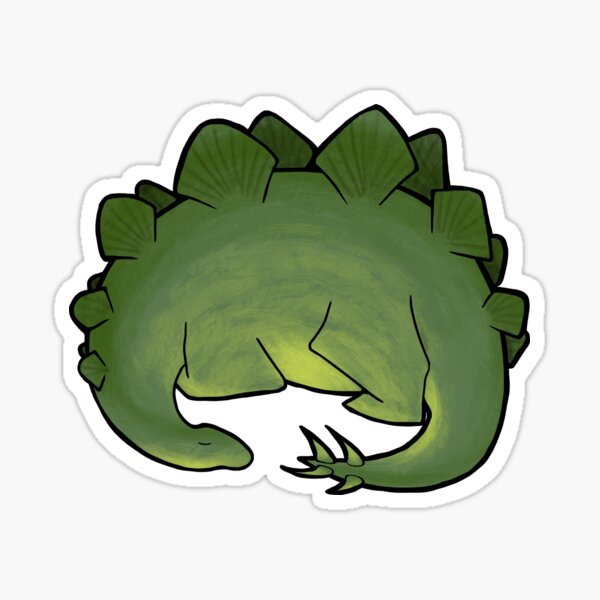 Item preview, Sleeping Stegosaurus  designed and sold by KristalStittle.