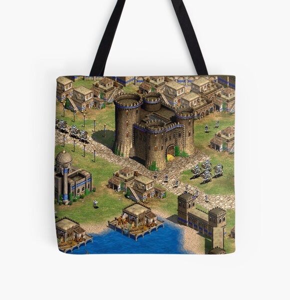Age of Empires 2 Ciudad Oriental Bolsa estampada de tela