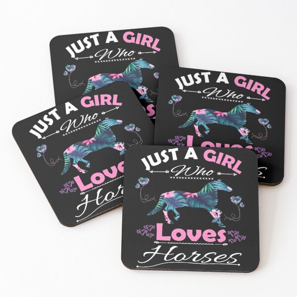 Item preview, Just A Girl Who Loves Horses designed and sold by PRINTED ..