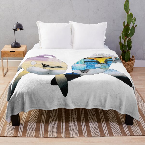 Item preview, Keiko and Tilikum the Killer Whales Silhouette designed and sold by ArtyOrca.
