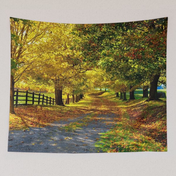 Item preview, Autumn road designed and sold by Kiraslife.