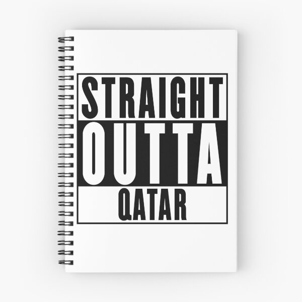 Item preview, Straight Outta Qatar designed and sold by RandomStuffShop.