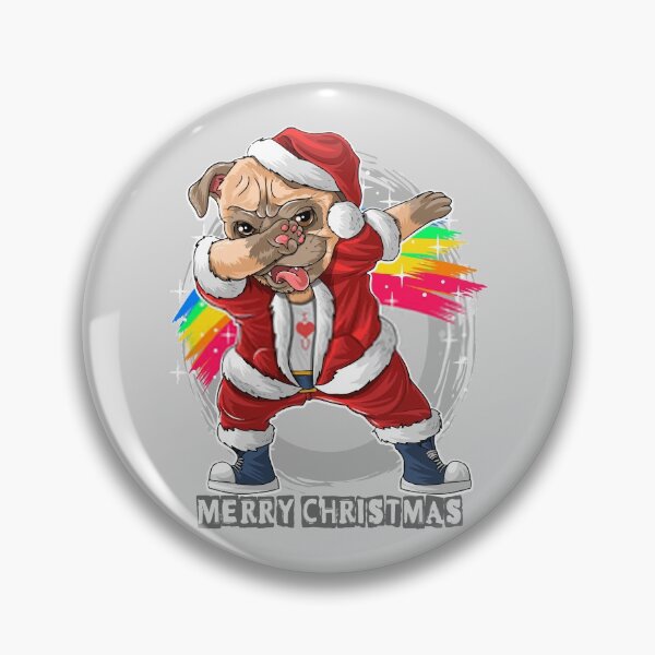 Item preview, Cute Dog dab In A New Year Hat designed and sold by mouad naouiri.