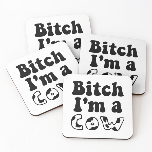 Item preview, Doja Cat Bitch I'm a Cow (Black) designed and sold by 90sLoveLove.