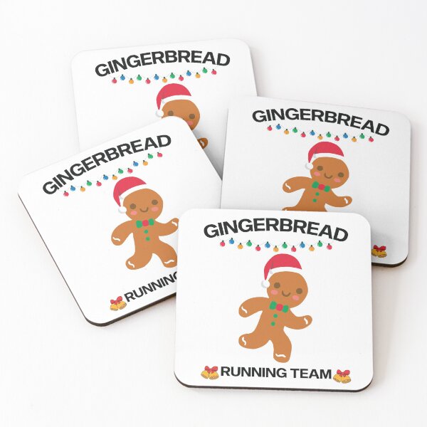 Item preview, Gingerbread Running Team designed and sold by All in One  Design.