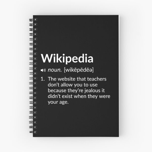 Item preview, Funny Definition: Wikipedia  designed and sold by T-ShirtGuy.