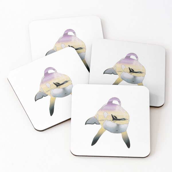 Item preview, Keiko the Killer Whale Silhouette designed and sold by ArtyOrca.