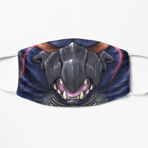 Masque facial Nargacuga (Monster Hunter World) Masque sans plis