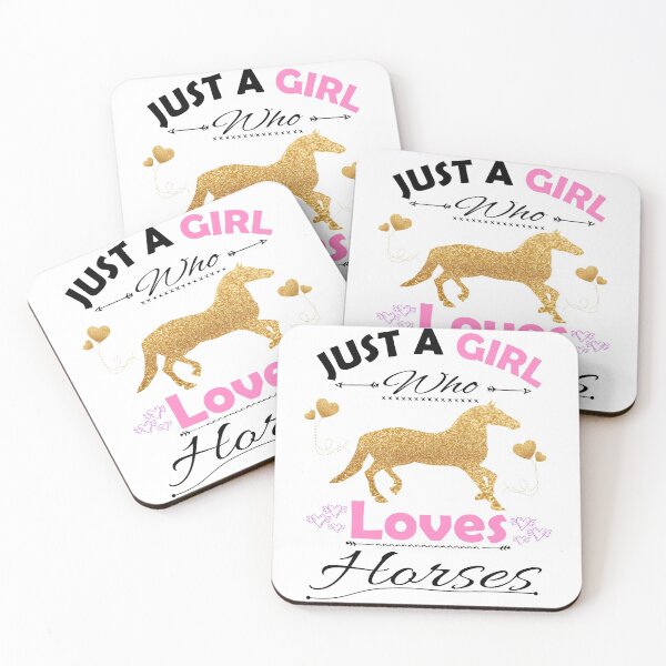 Item preview, Just A Girl Who Loves Horses designed and sold by PRINTED ..