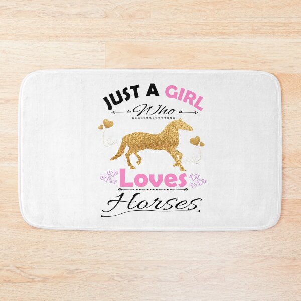Item preview, Just A Girl Who Loves Horses designed and sold by PRINTED ..