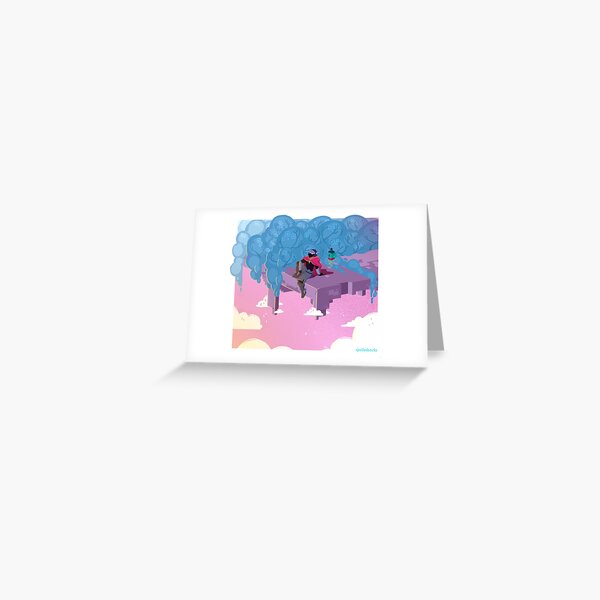 Hyper Light Drifter - a moment of calm Greeting Card