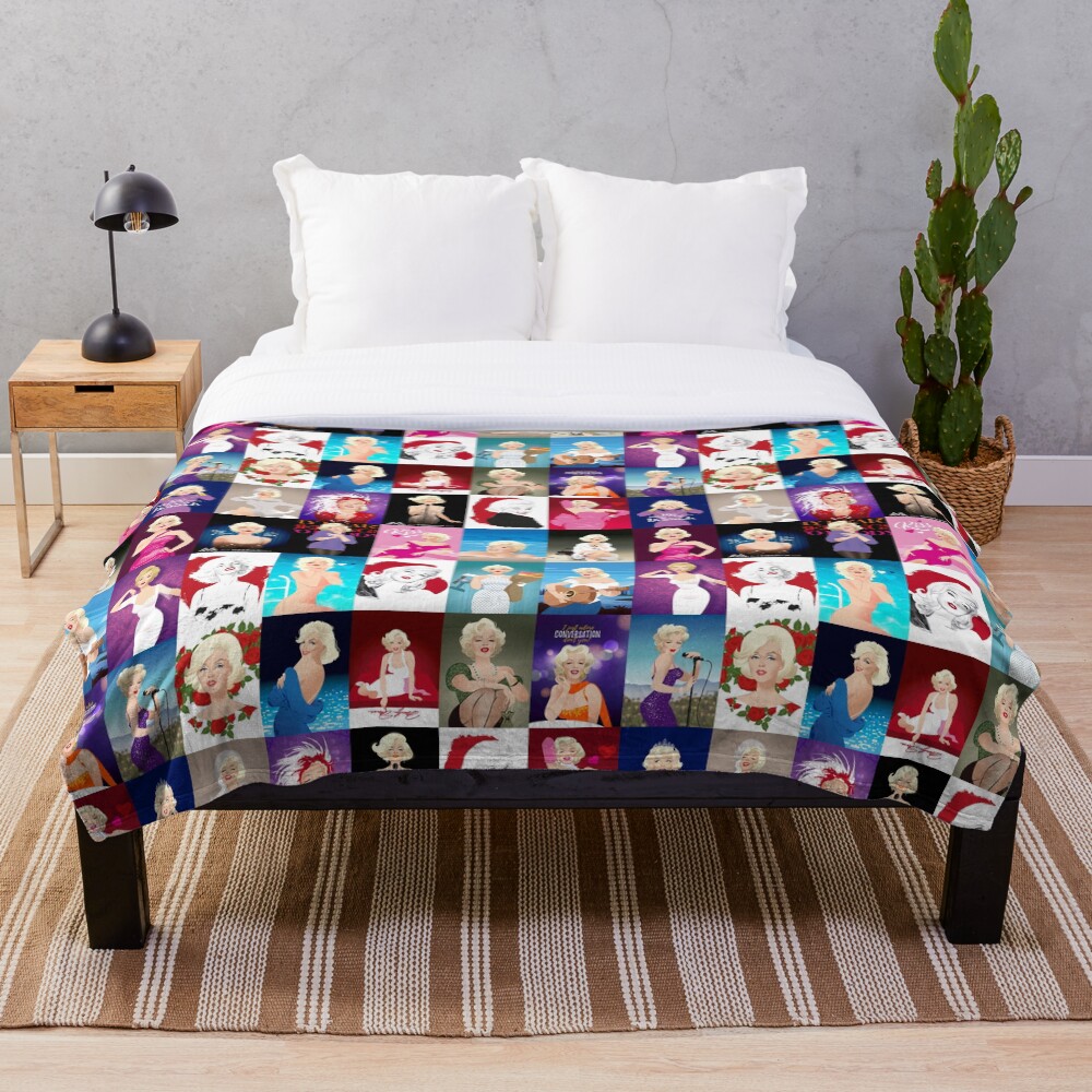 MM Patchwork Throw Blanket