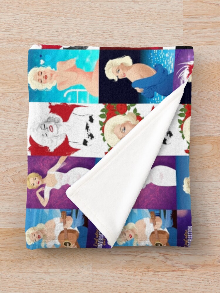 Alternate view of MM Patchwork Throw Blanket