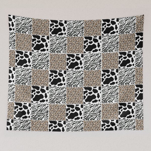 Item preview, Animal print check designed and sold by Ninaeva.