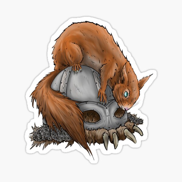 Eichhörnchen Ratatöskr Sticker