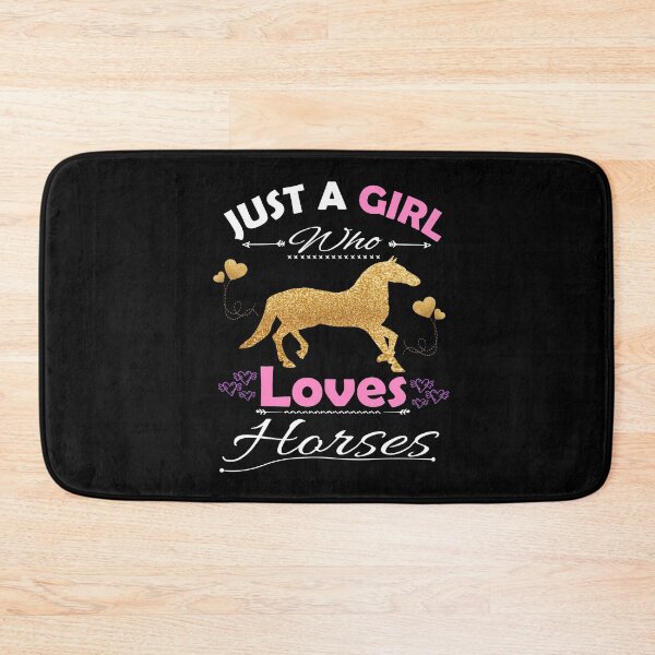 Item preview, Just A Girl Who Loves Horses designed and sold by PRINTED ..