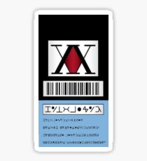 HXH HunterxHunter License Sticker