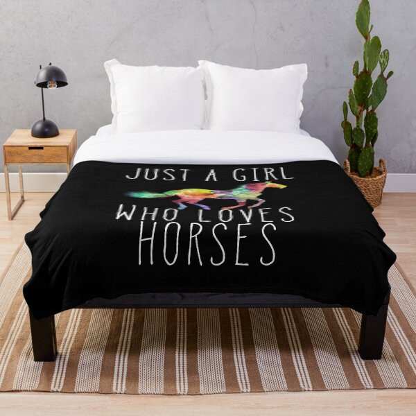 Juste une fille qui aime les chevaux Plaid
