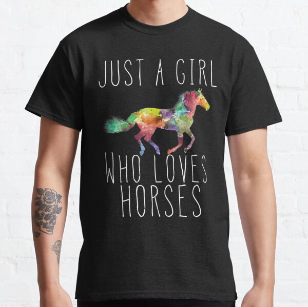 Www Horse And Gril Xxx Com - Horse Girls T-Shirts for Sale | Redbubble