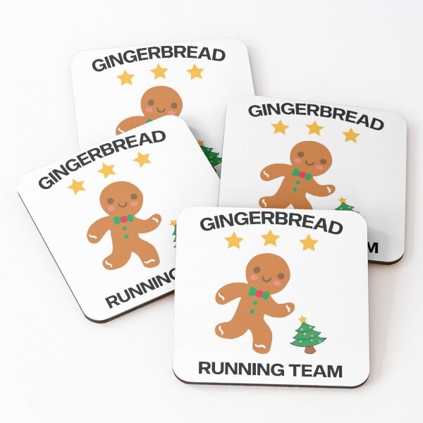 Item preview, Gingerbread Running Team designed and sold by All in One  Design.