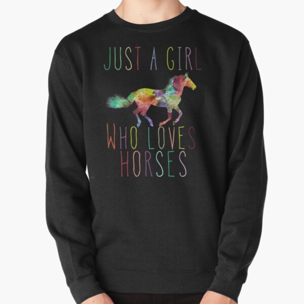 Item preview, Just A Girl Who Loves Horses designed and sold by cimibaka25.