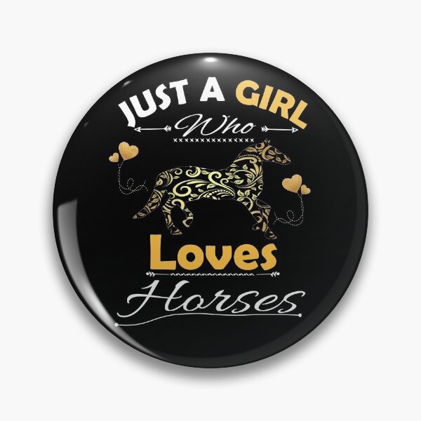 Item preview, Just A Girl Who Loves Horses designed and sold by PRINTED ..