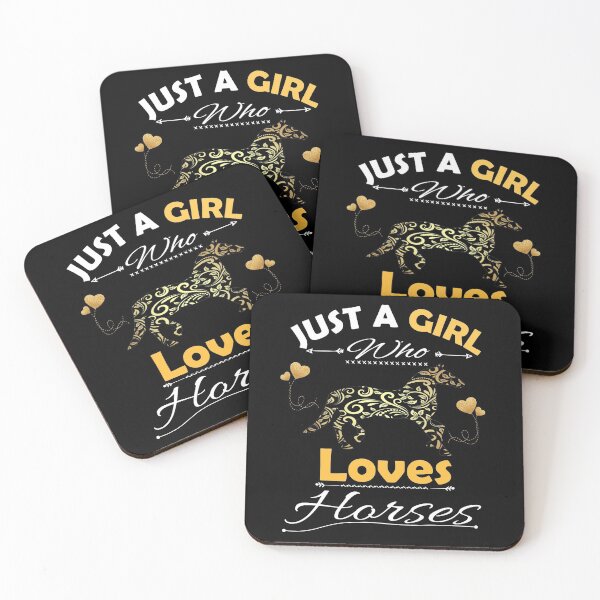 Item preview, Just A Girl Who Loves Horses designed and sold by PRINTED ..