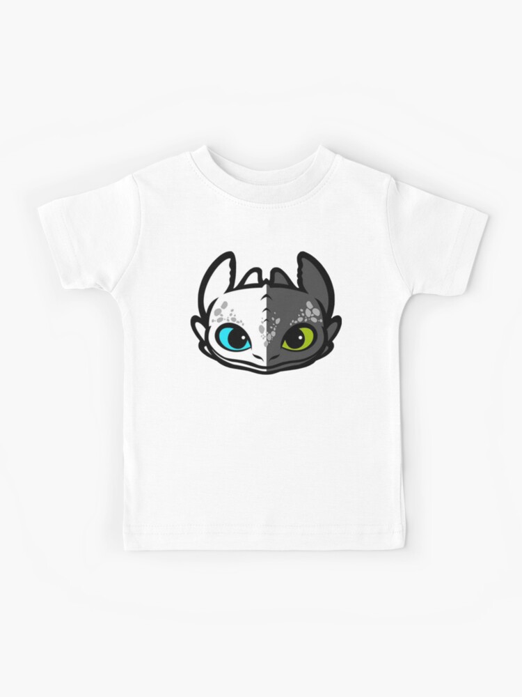 HTTYD How to train your dragon baby cute light night fury toddler youth t shirt 