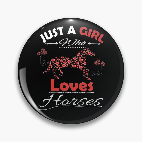 Item preview, Just A Girl Who Loves Horses designed and sold by PRINTED ..