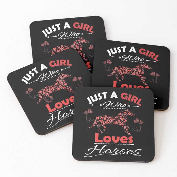 Item preview, Just A Girl Who Loves Horses designed and sold by PRINTED ..