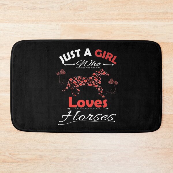 Item preview, Just A Girl Who Loves Horses designed and sold by PRINTED ..