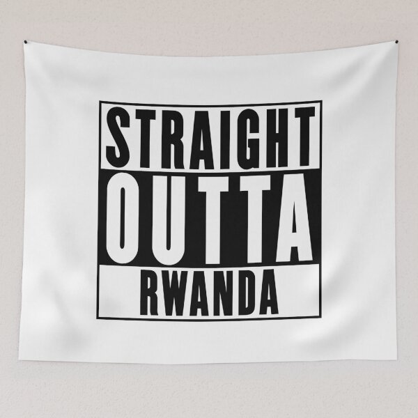 Item preview, Straight Outta Rwanda designed and sold by RandomStuffShop.